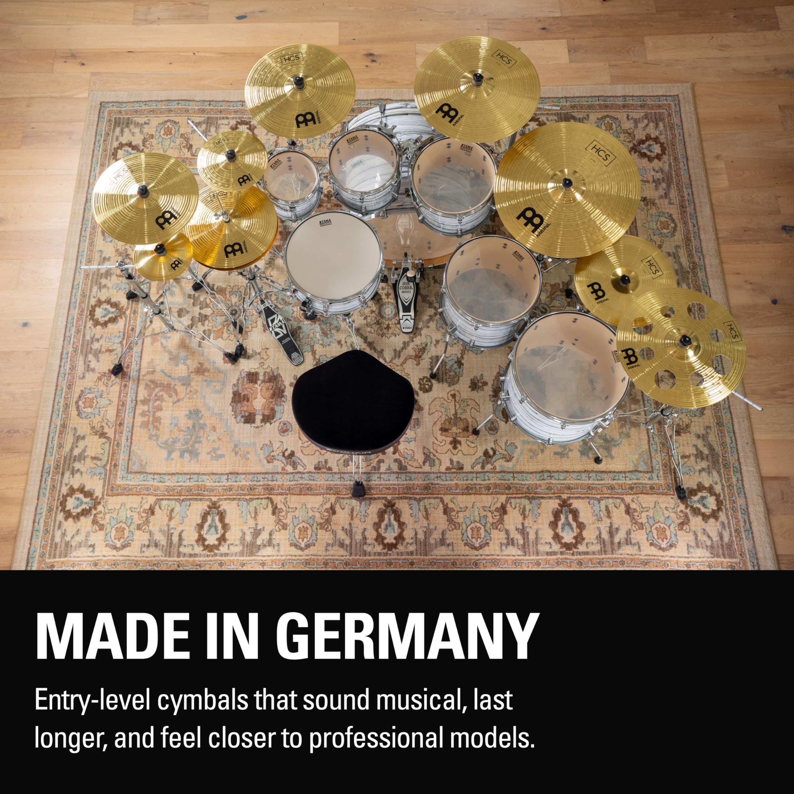 Meinl Cymbals HCS16TRC HCS16-Inch Traditional Trash Crash : Amazon